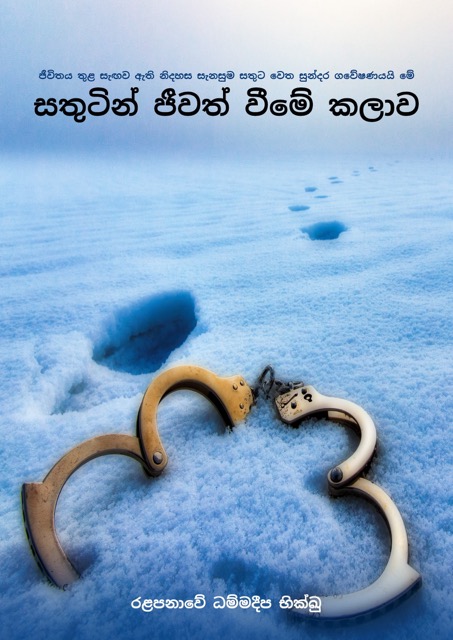 සතුටින් ජීවත් වීමේ කලාව - ඉදිරිපස කවරය